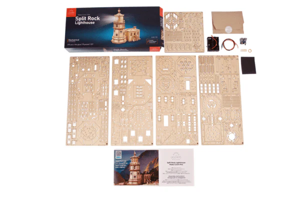 Ugears Split Rock Lighthouse Wooden Model Kit [70258] - Image 3