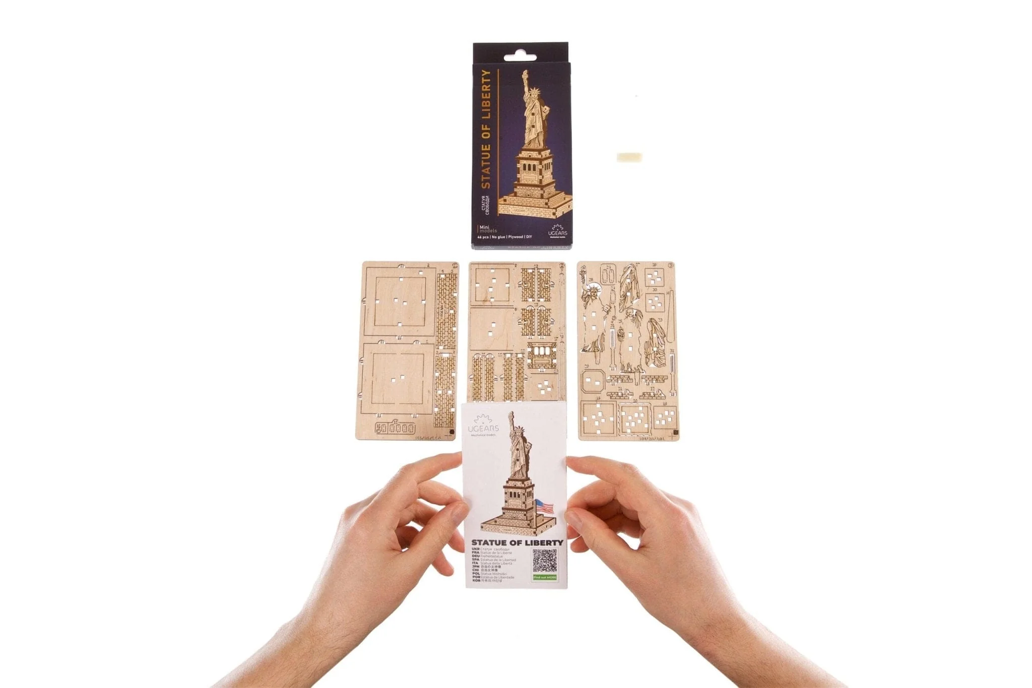 Ugears Statue of Liberty Wooden Kit [70247] - Image 2