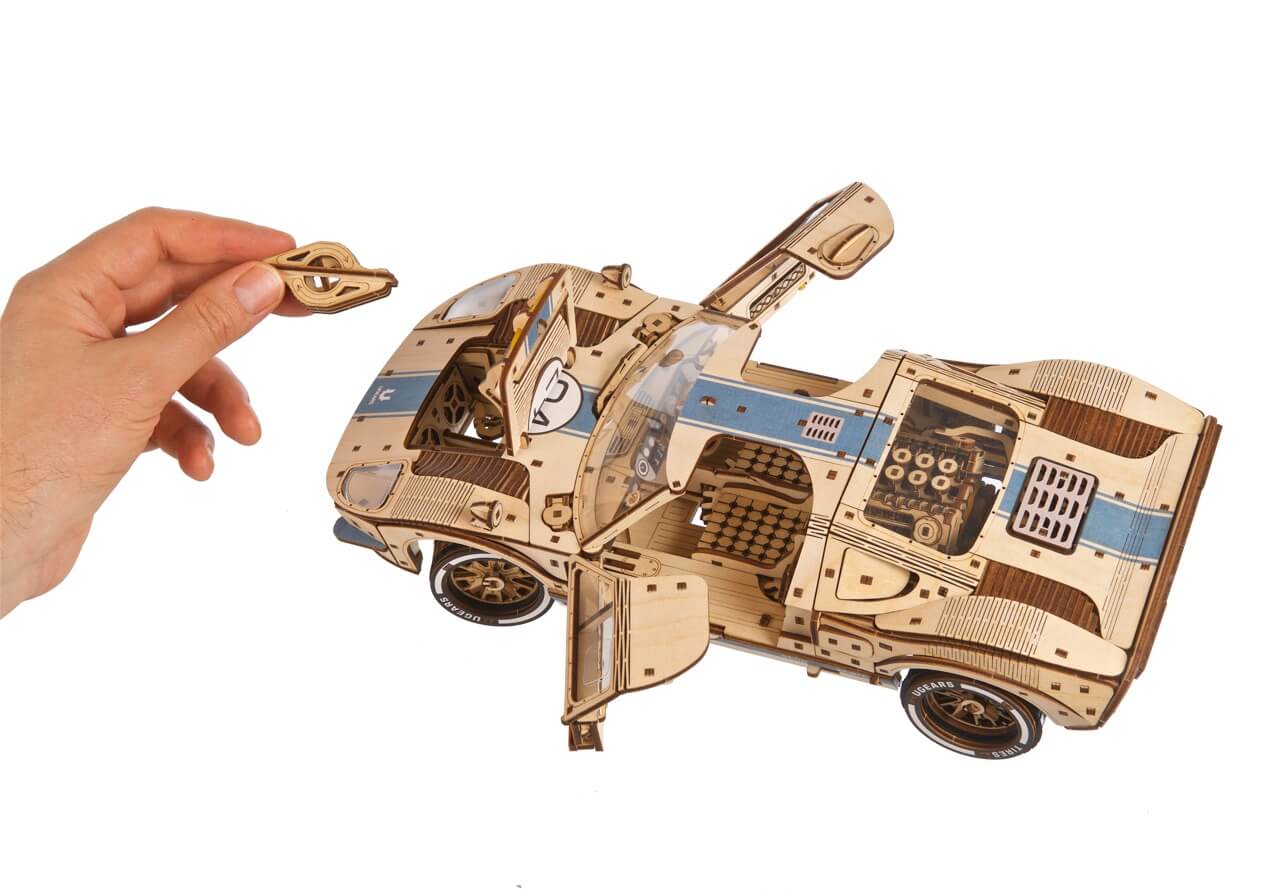 Ugears UGT-24 Endurance Racer Wooden Model Kit [70267] - Image 3