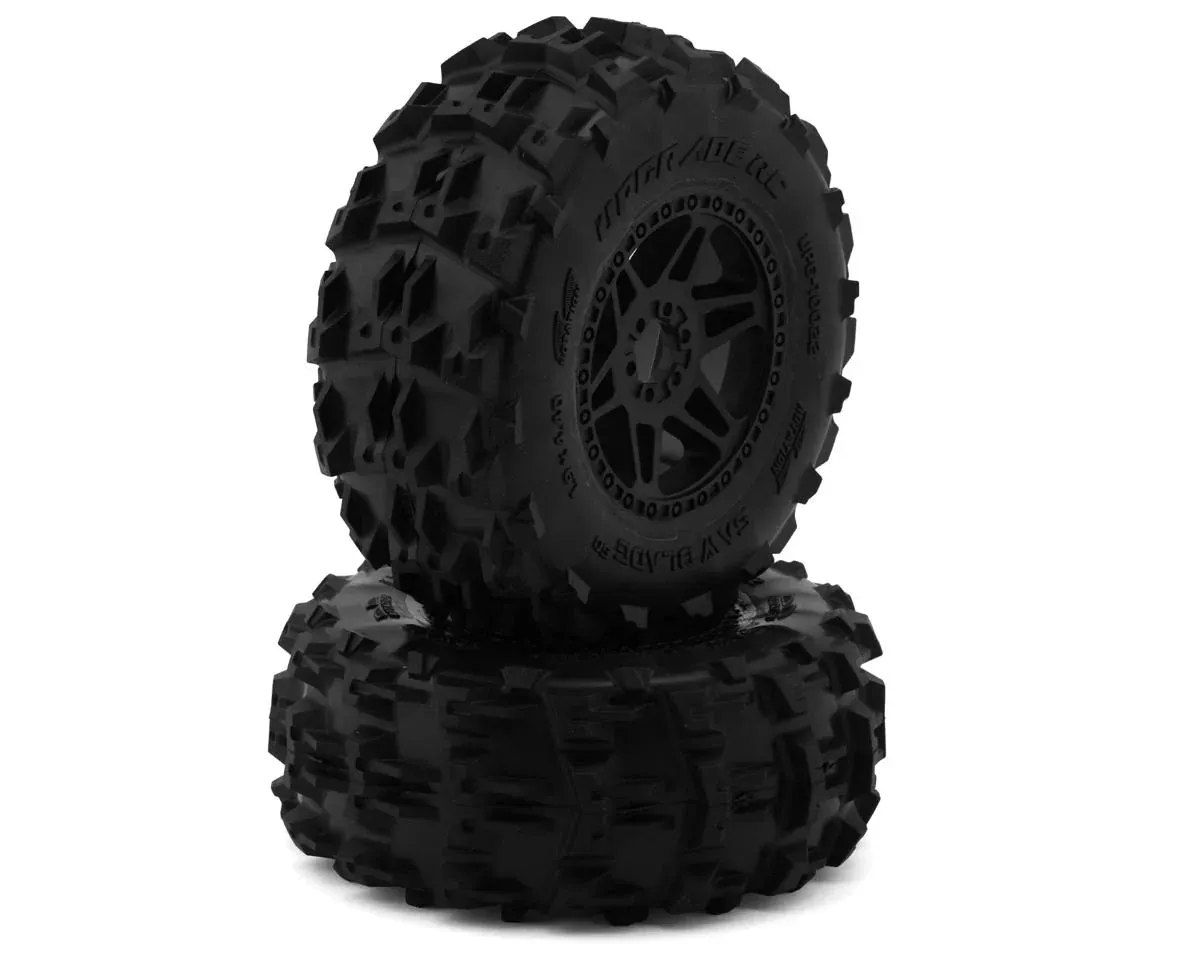 UpGrade RC Saw Blade SC 2.2/3.0" Pre-Mounted Short Course Truck Tires (2)