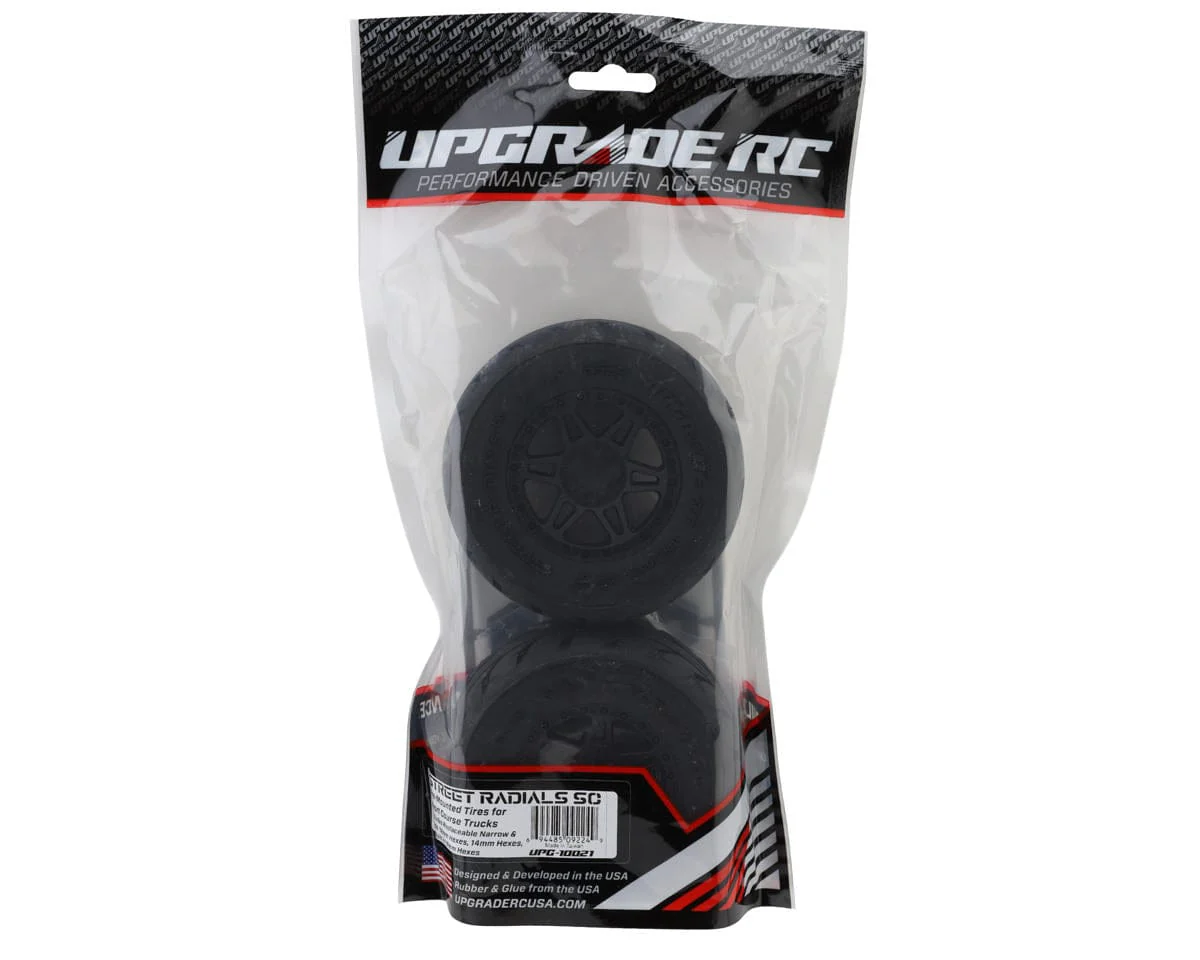 UpGrade RC Street Radial SC 2.2/3.0" Pre-Mounted Short Course Truck Tires (2) - Image 2