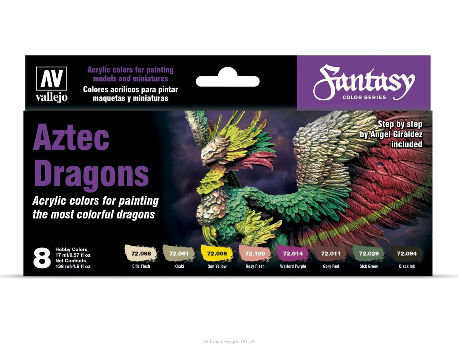 Vallejo 72306 Game Colour Fantasy Aztec Dragons