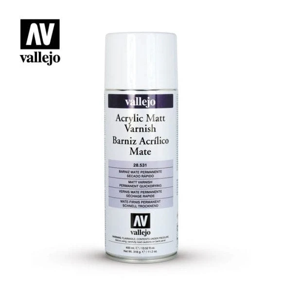 Vallejo Aerosol Matt Varnish 400ml