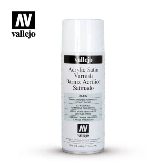 Vallejo Aerosol Satin Varnish 400ml