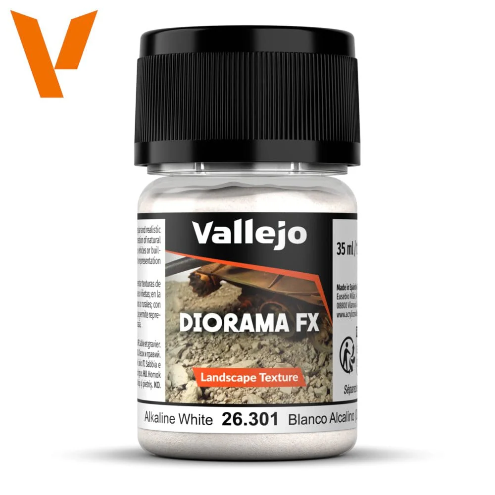 Vallejo Diorama FX Landscape Textures Alkaline White 35ml [26301]