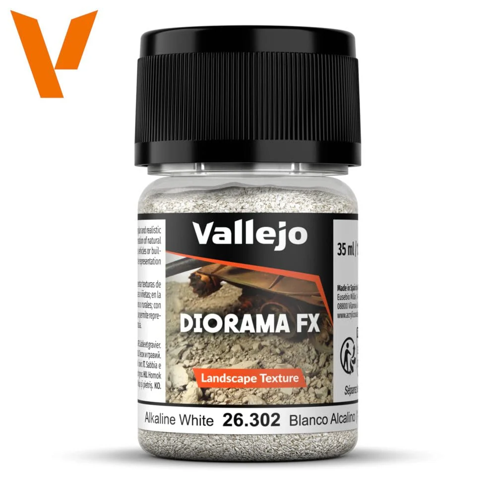 Vallejo Diorama FX Landscape Textures Alkaline White 35ml [26302]