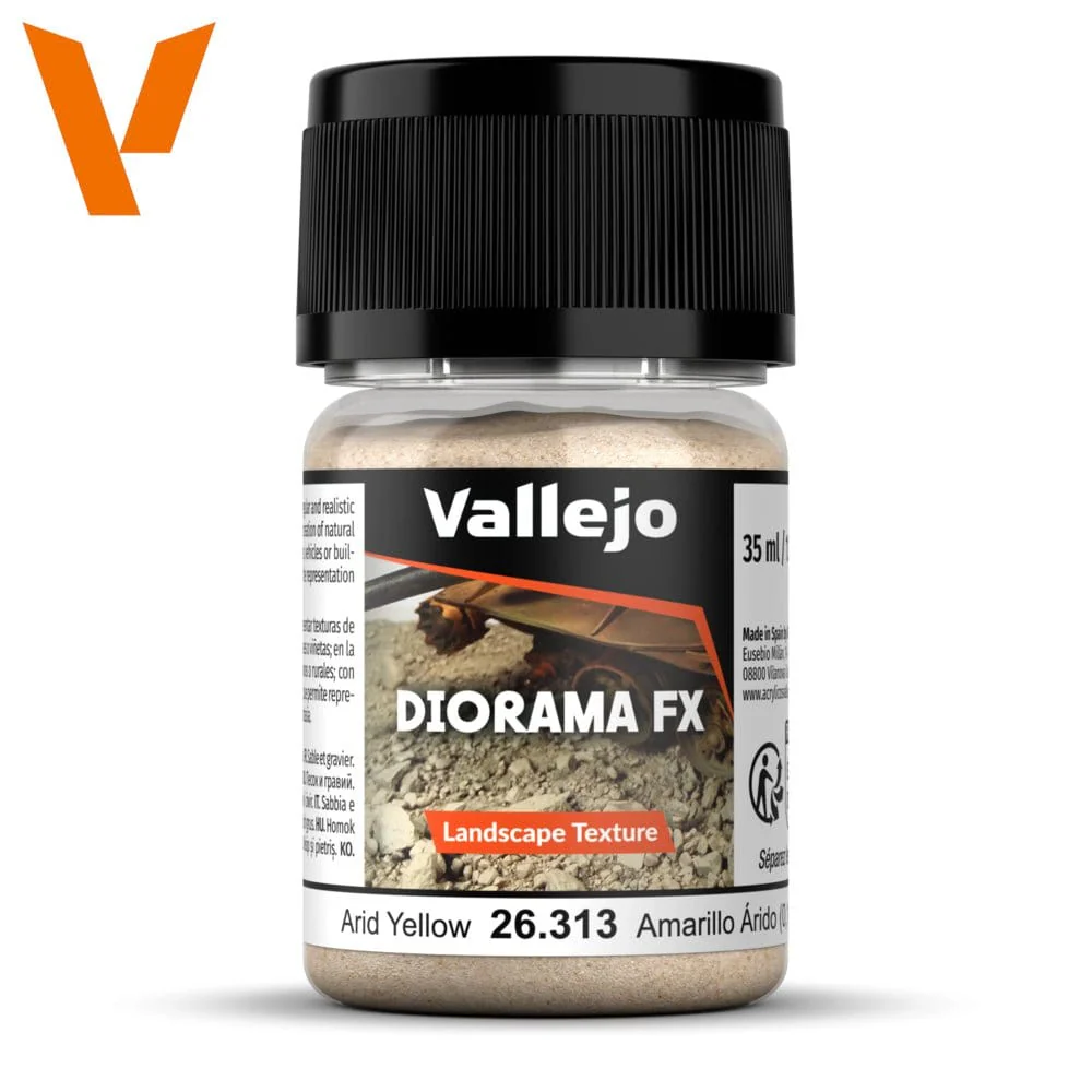 Vallejo Diorama FX Landscape Textures Arid Yellow 35ml [26313]