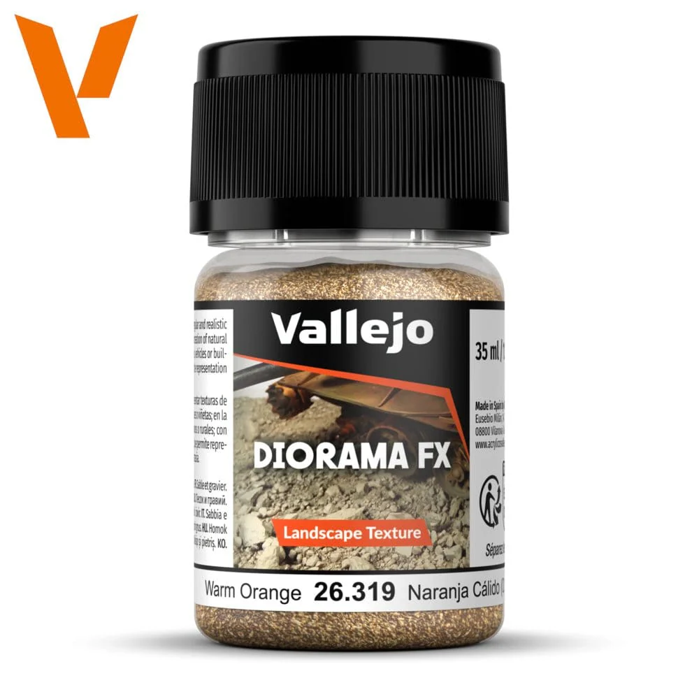 Vallejo Diorama FX Landscape Textures Warm Orange 35ml [26319]