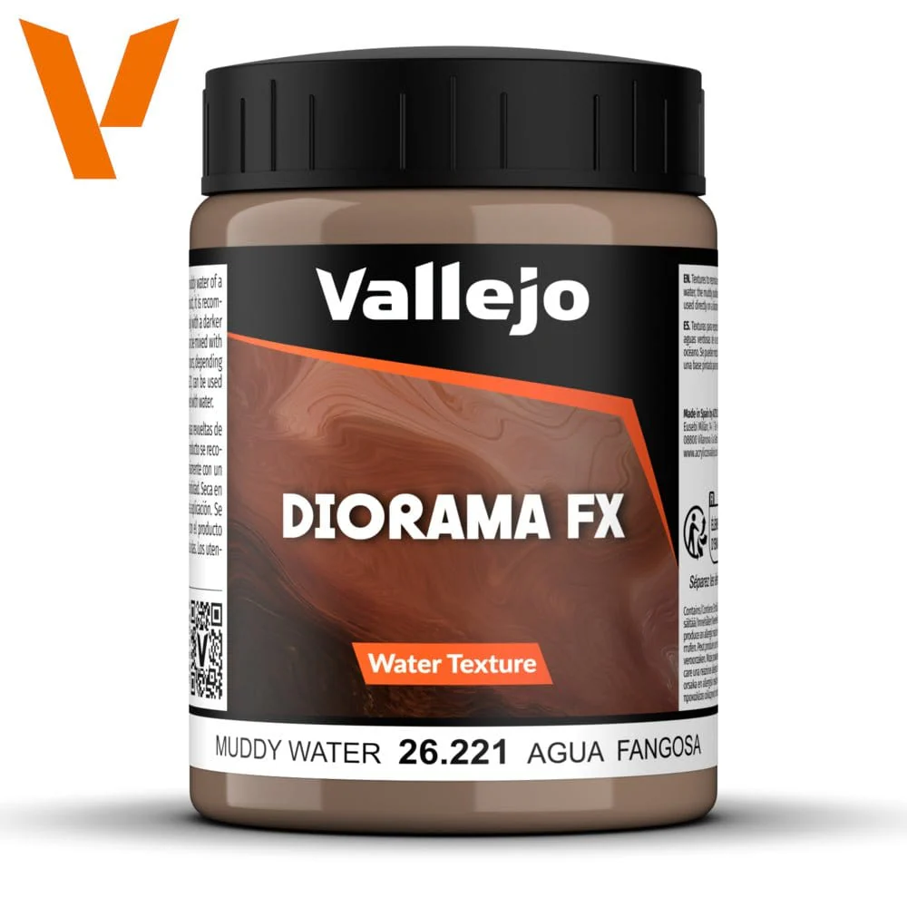Vallejo Diorama FX Water Textures Muddy Water 200ml [26221]