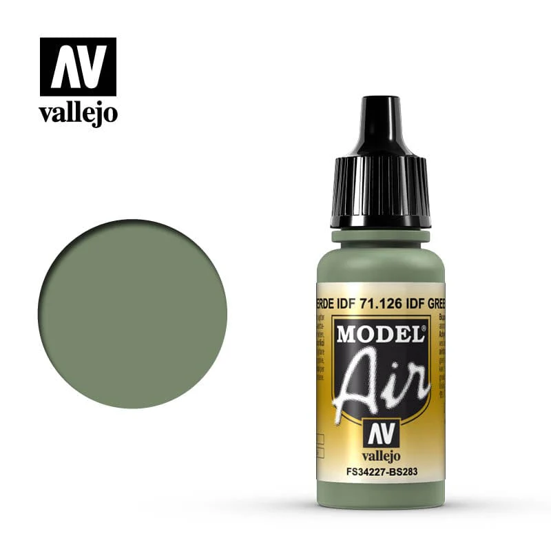 Vallejo Model Air IDF Green 17 ml Acrylic Airbrush Paint [71126]