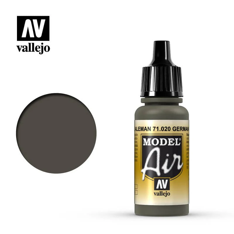Vallejo Model Air German Green 17 ml Acrylic Airbrush Paint [71020]
