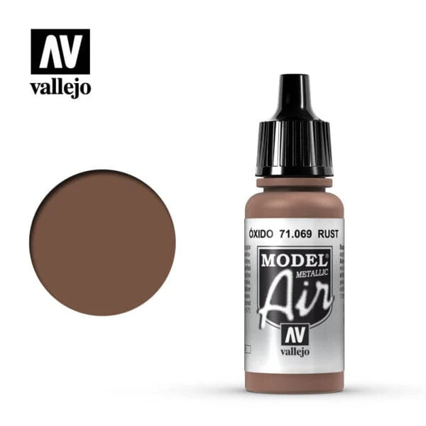 Vallejo Model Air Rust 17 ml Acrylic Airbrush Paint [71069]