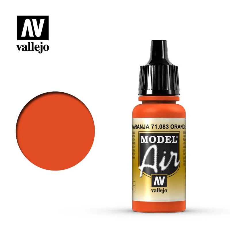 Vallejo Model Air Orange 17 ml Acrylic Airbrush Paint [71083]