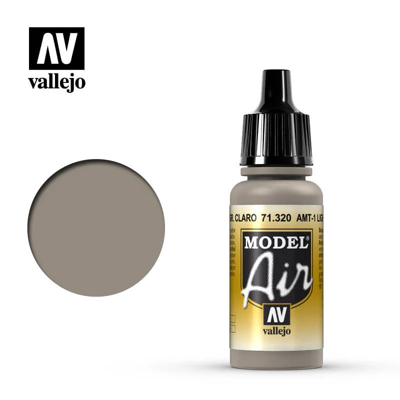 Vallejo Model Air AMT-1 Light Greyish Brown 17 ml Acrylic Airbrush Paint [71320]