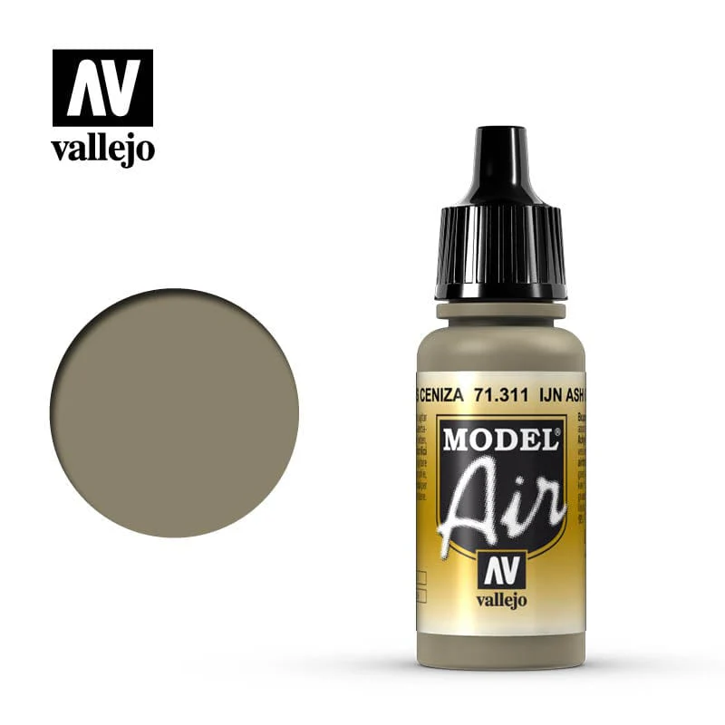 Vallejo Model Air IJN Ash Grey 17 ml Acrylic Airbrush Paint [71311]