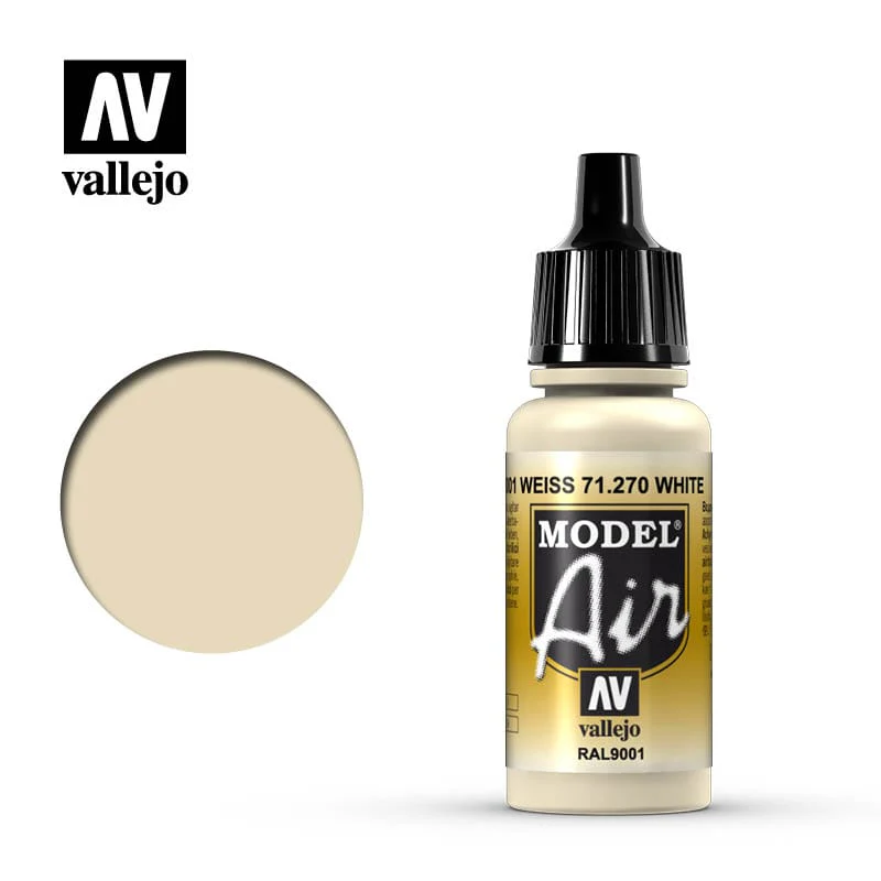 Vallejo Model Air Off-White 17 ml Acrylic Airbrush Paint [71270]