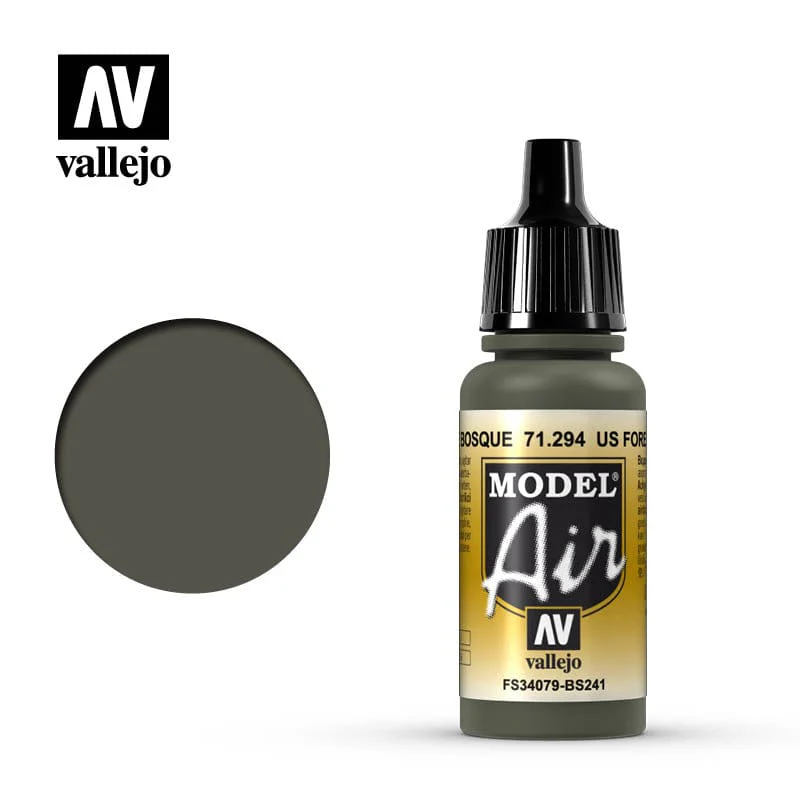 Vallejo Model Air US Forest Green 17 ml Acrylic Airbrush Paint [71294]