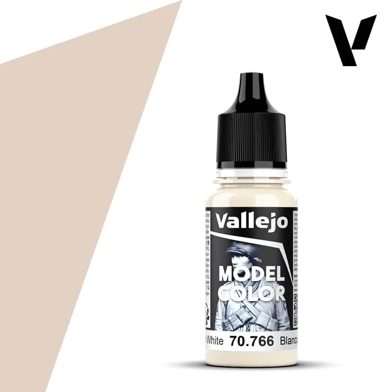 Vallejo Model Color: #021 - Cream White - 18 ml Matt Acrylic Paint