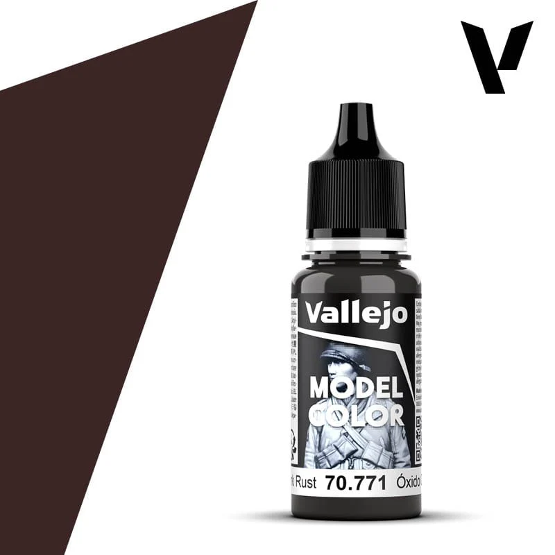 Vallejo Model Color: #156 - Dark Rust - 18 ml Matt Acrylic Paint