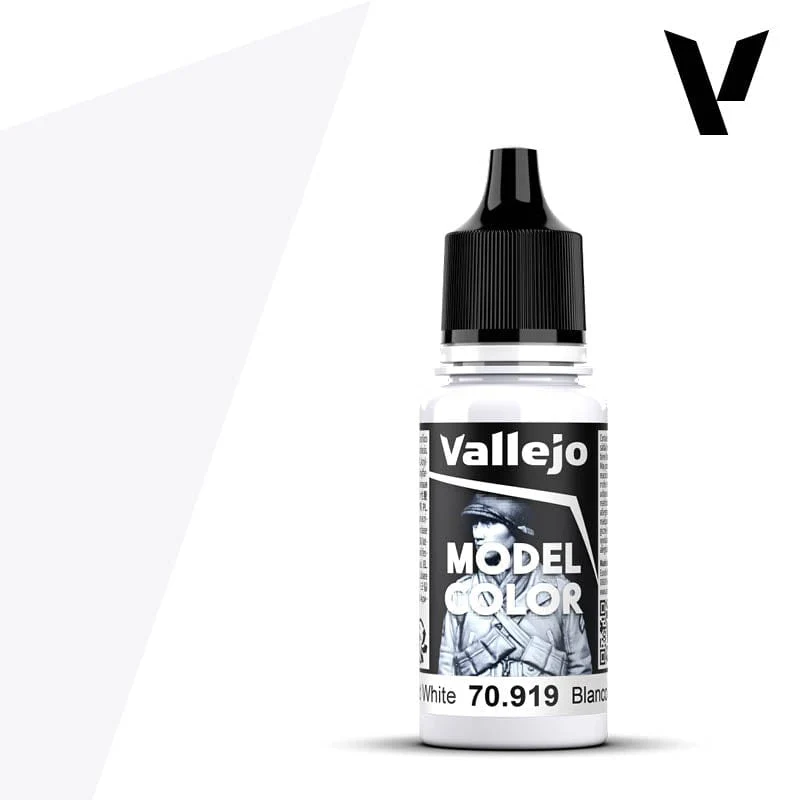 Vallejo Model Color: #002 - Cold White - 18 ml Matt Acrylic Paint