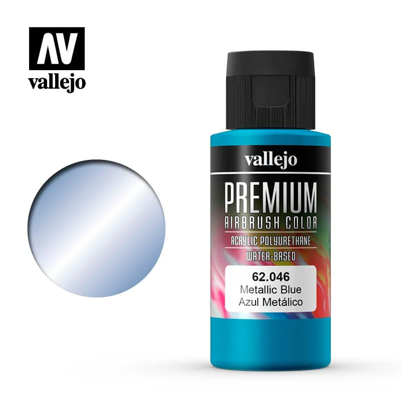 Vallejo Premium Colour Metallic Blue 60 ml
