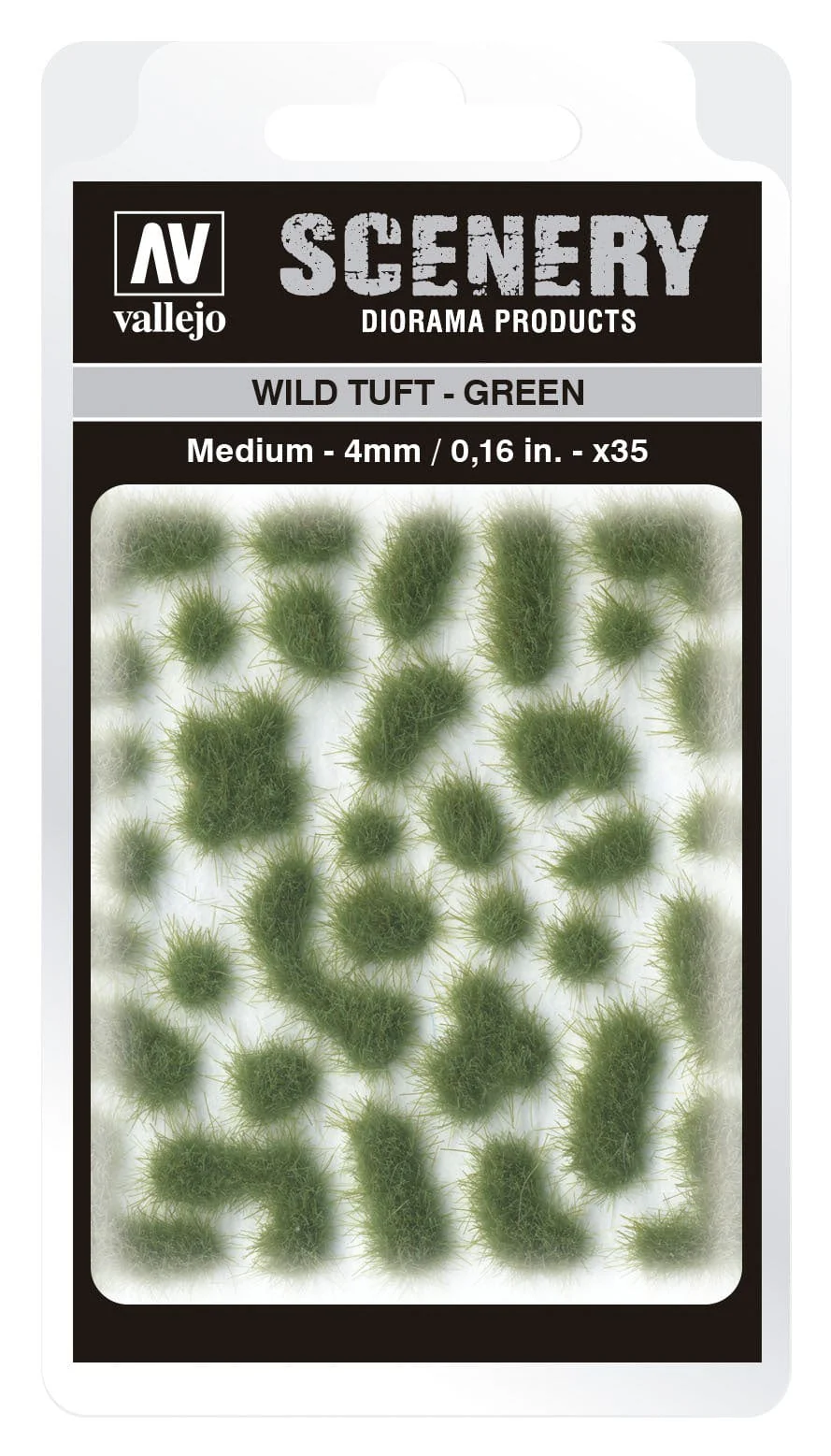 Vallejo SC406 4mm Wild Tuft Green Diorama Accessory