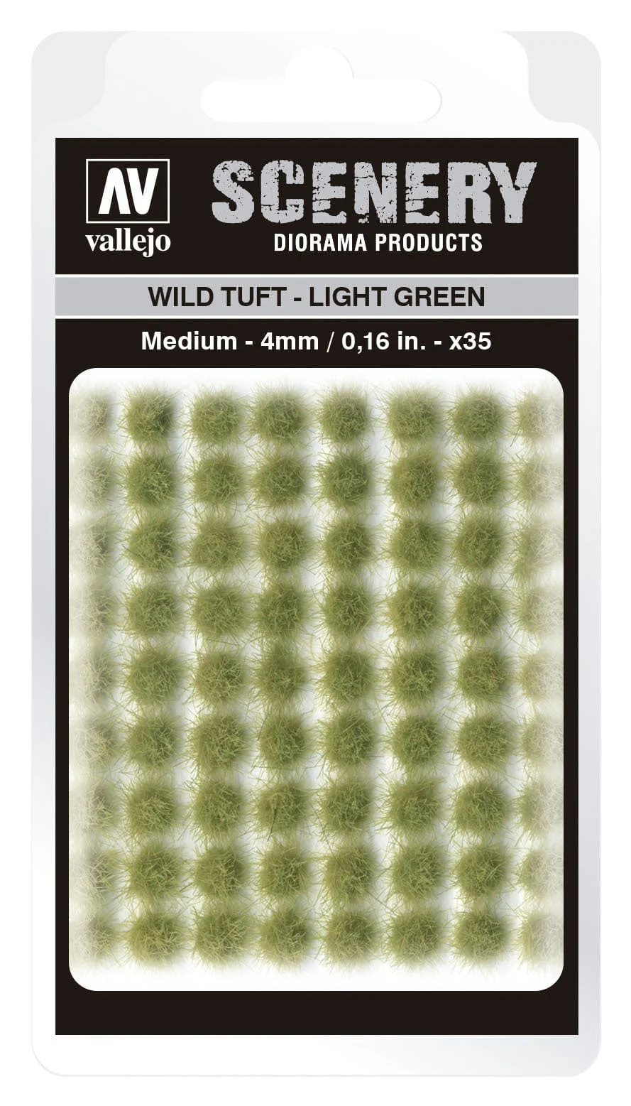 Vallejo SC407 4mm Wild Tuft Light Green Diorama Accessory