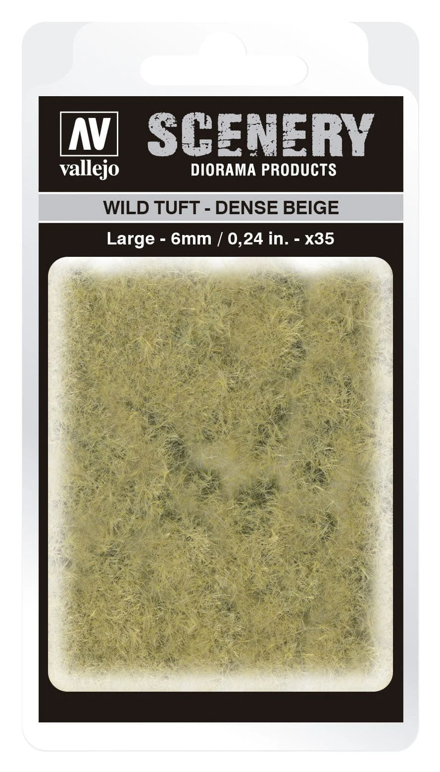 Vallejo SC412 6mm Wild Tuft Dense Beige Diorama Accessory