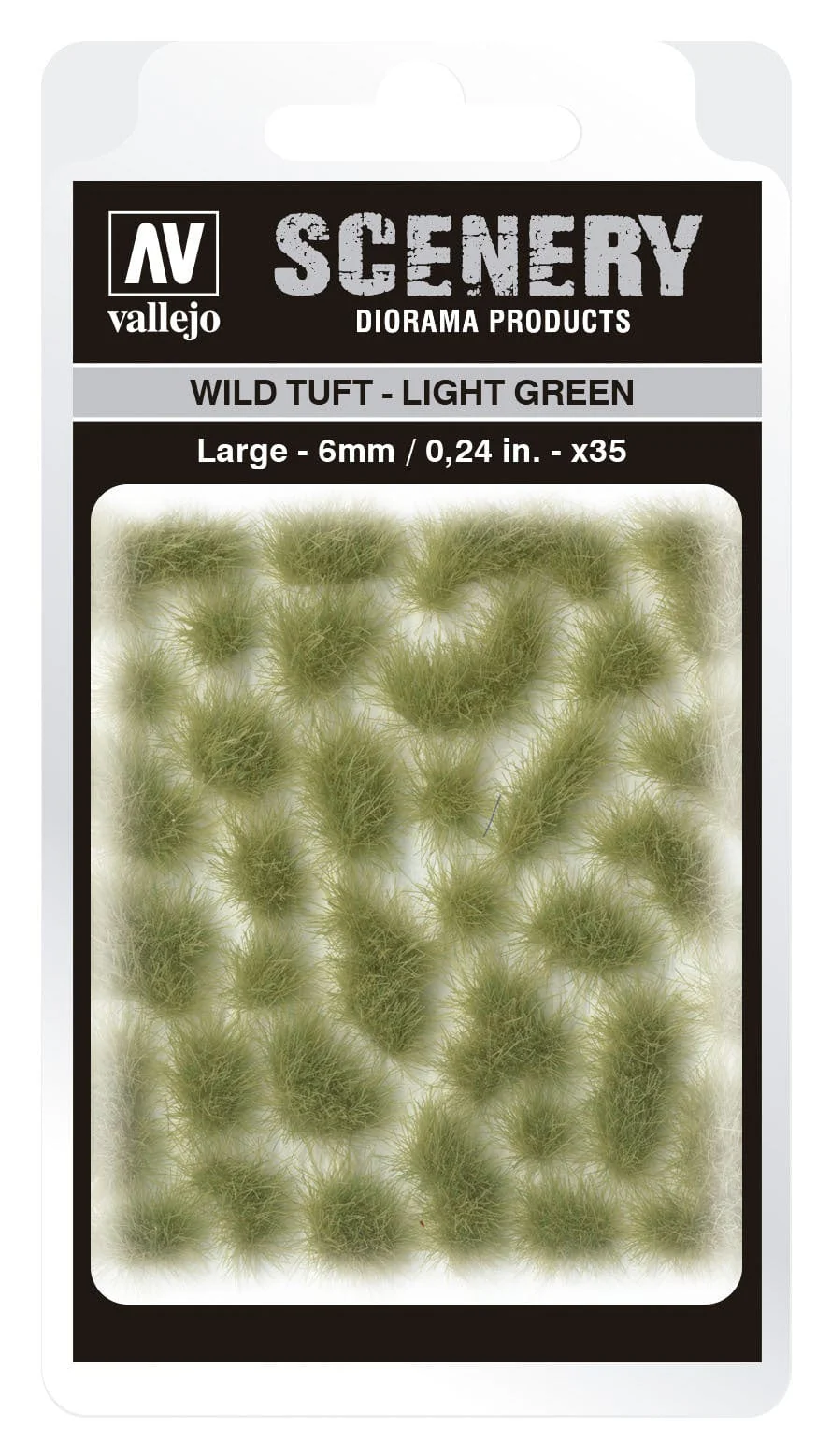Vallejo SC417 6mm Wild Tuft Light Green Diorama Accessory