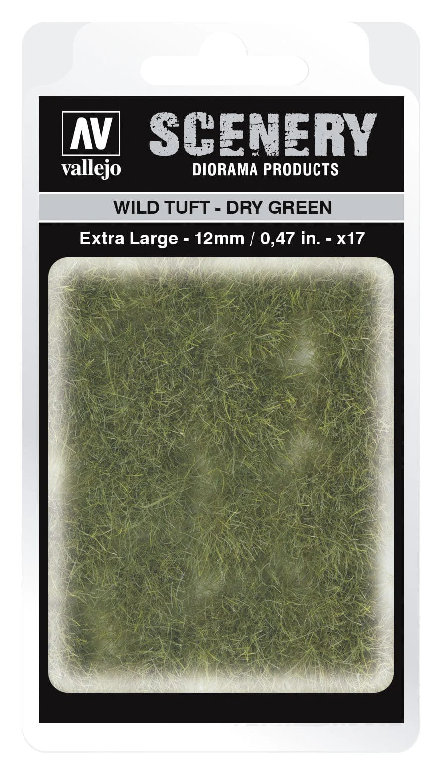 Vallejo SC424 12mm Wild Tuft Dry Green Diorama Accessory