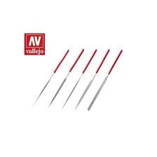 Vallejo Tools Set of 5 Diamond needle files [T03002]