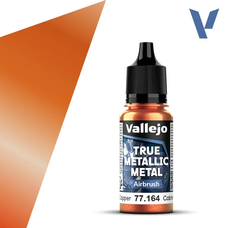 Vallejo True Metallic Metal Airbrush Ancient Copper 18 ml