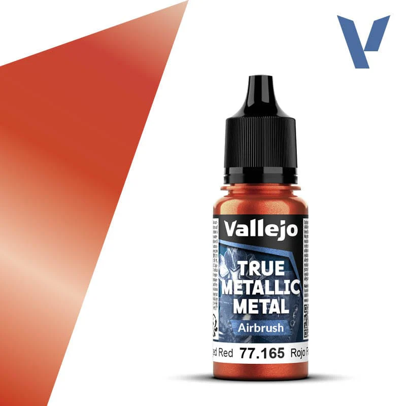 Vallejo True Metallic Metal Airbrush Forged Red 18 ml