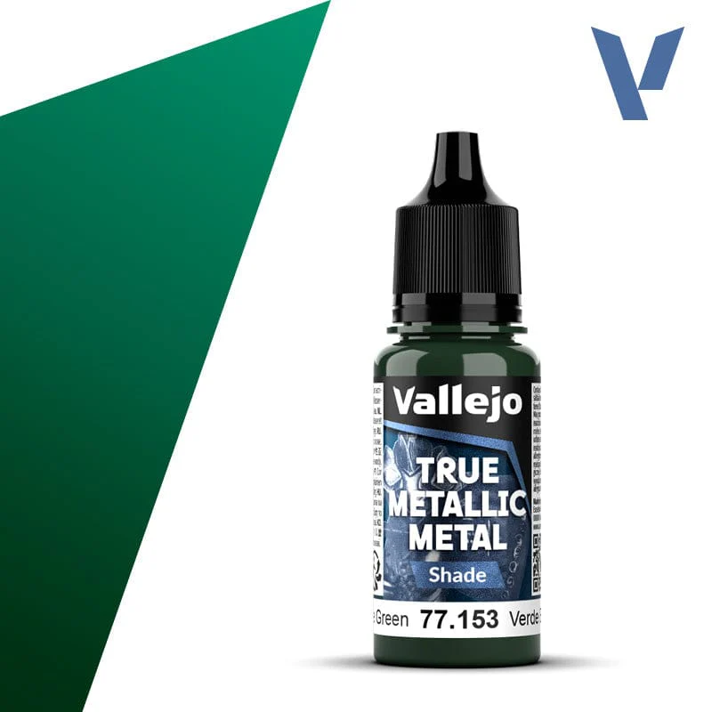 Vallejo True Metallic Metal Shade Beetle Green 18 ml