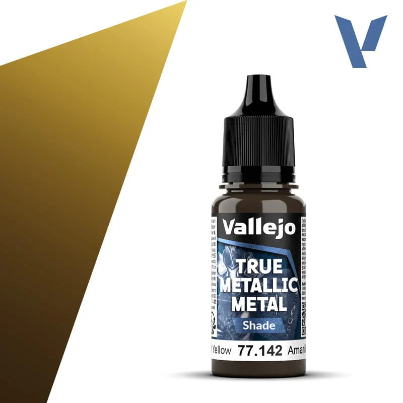 Vallejo True Metallic Metal Shade Radiant Yellow 18 ml