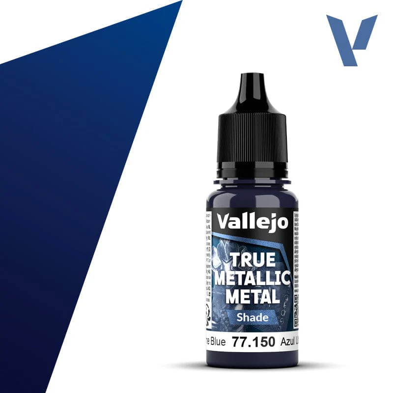 Vallejo True Metallic Metal Shade Ultramarine Blue 18 ml