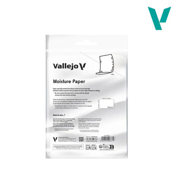 Vallejo Wet Palette Moisture Paper Sheets (30) [B90003]