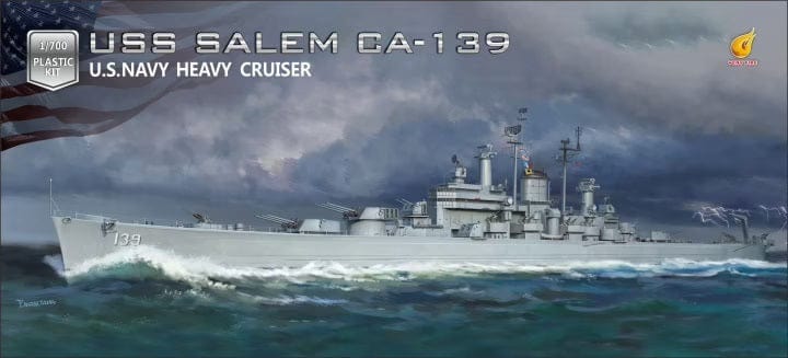 Very Fire 700908 1/700 USS SALEM CA-139 Plastic Model Kit**