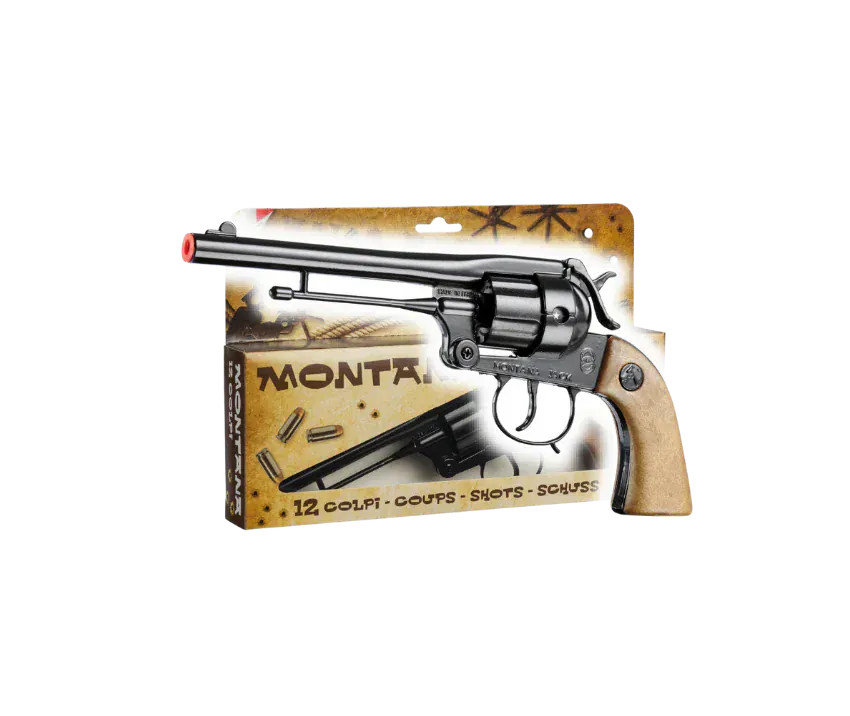 Villa Giocattoli Montana Black 12 Shot Cap Gun