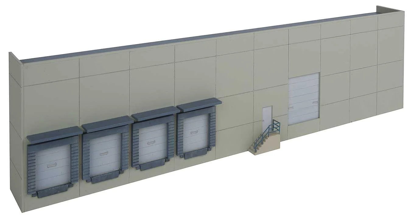 Walthers Cornerstone 933-4071 HO Modern Concrete Warehouse Background Building - Kit - Image 2