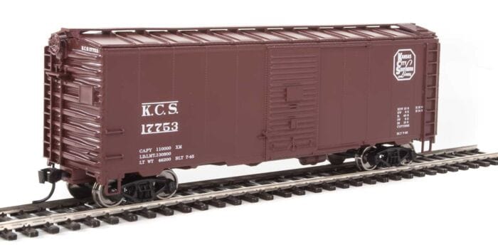 Walthers Mainline 1340 HO 40ft Association of American Railroads 1944 Boxcar - Ready to Run - Kansas City Southern #17753**