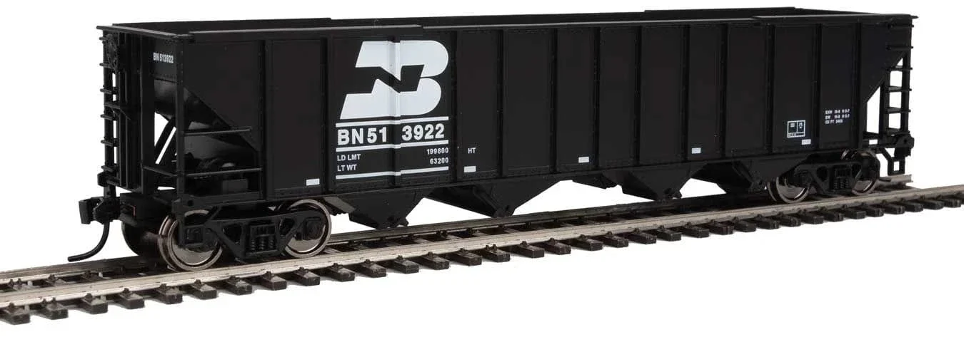 Walthers Mainline 1976 HO 50ft 100-Ton 4-Bay Hopper, Burlington Northern #513932**