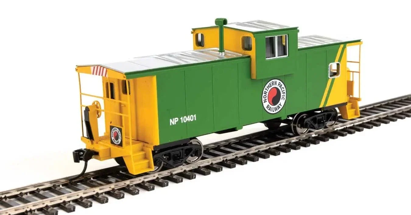Walthers Mainline HO Scale International Extended Wide-Vision Caboose - Northern Pacific 10401