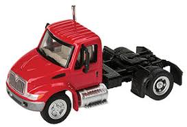 Walthers SceneMaster HO International(R) 4300 Single-Axle Semi Tractor Only - Assembled - Red