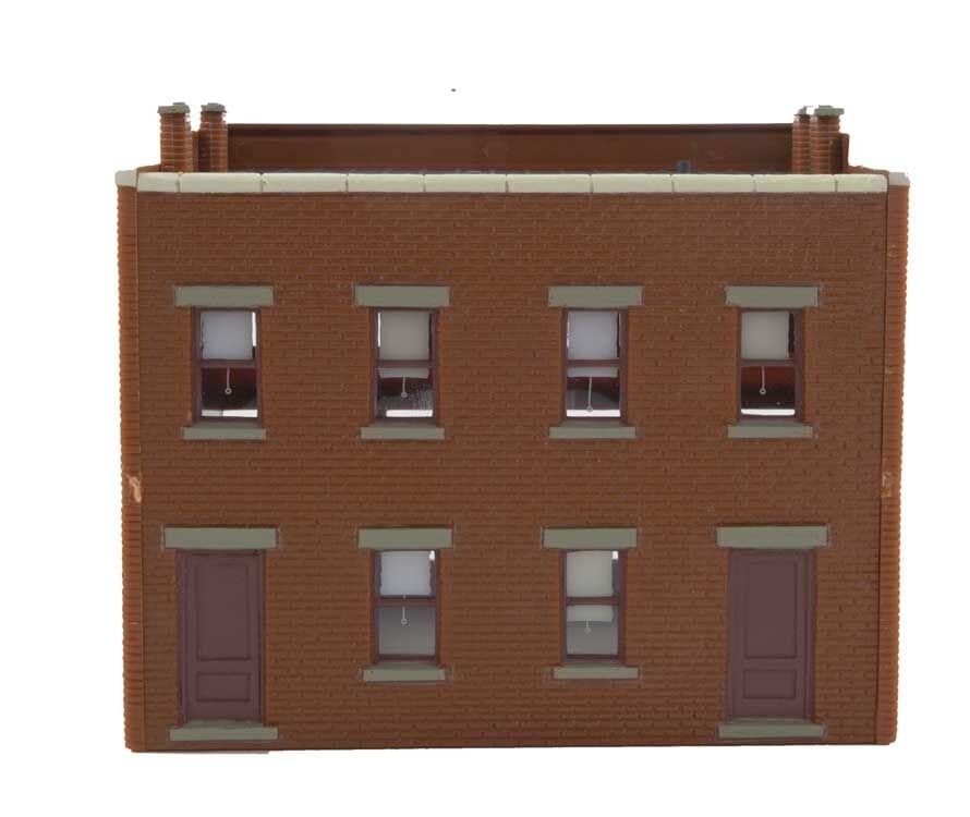 Walthers Trainline 806 HO Gemini Building - Assembled - 4-1/4 x 3-5/8 x 3-3/8 10.7 x 9.2 x 8.5cm - Image 4