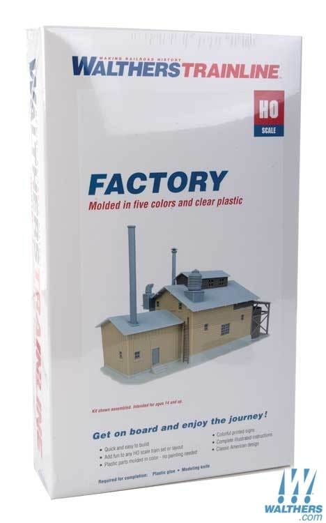 Walthers Trainline HO Brick Freight House - Kit - Image 6