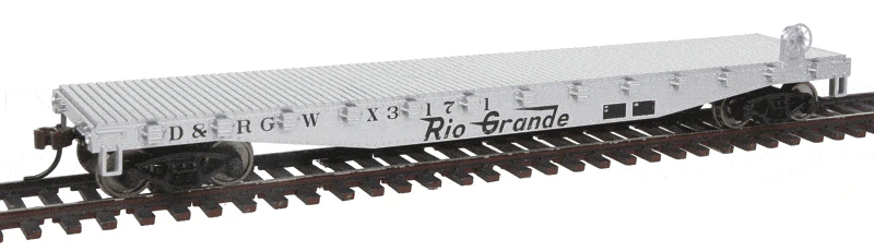 Walthers Trainline HO Flatcar - Ready to Run - Denver & Rio Grande Western(TM)