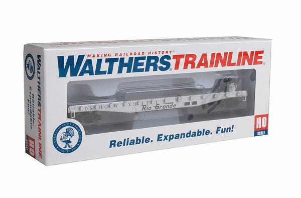 Walthers Trainline HO Flatcar - Ready to Run - Denver & Rio Grande Western(TM) - Image 2