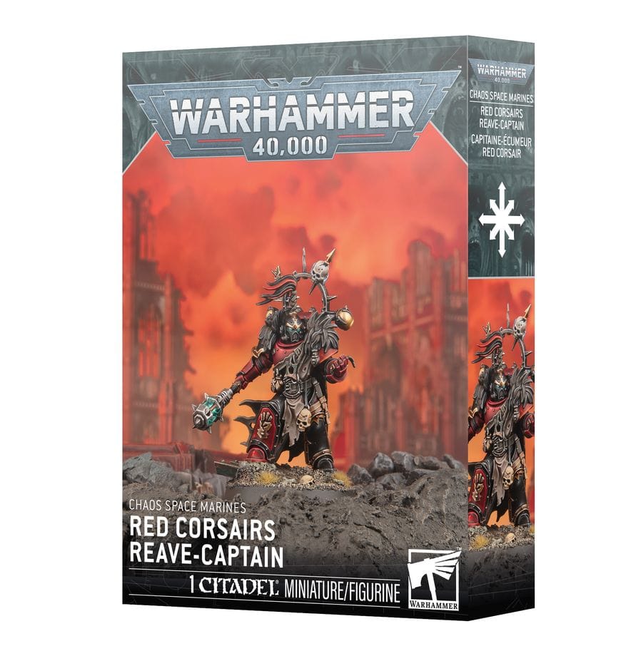 Warhammer 40000 Chaos S/M: Red Corsairs Reave-Captain [43-111]