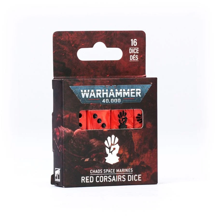 Warhammer 40000 Chaos Space Marines: Red Corsairs Dice [43-115]